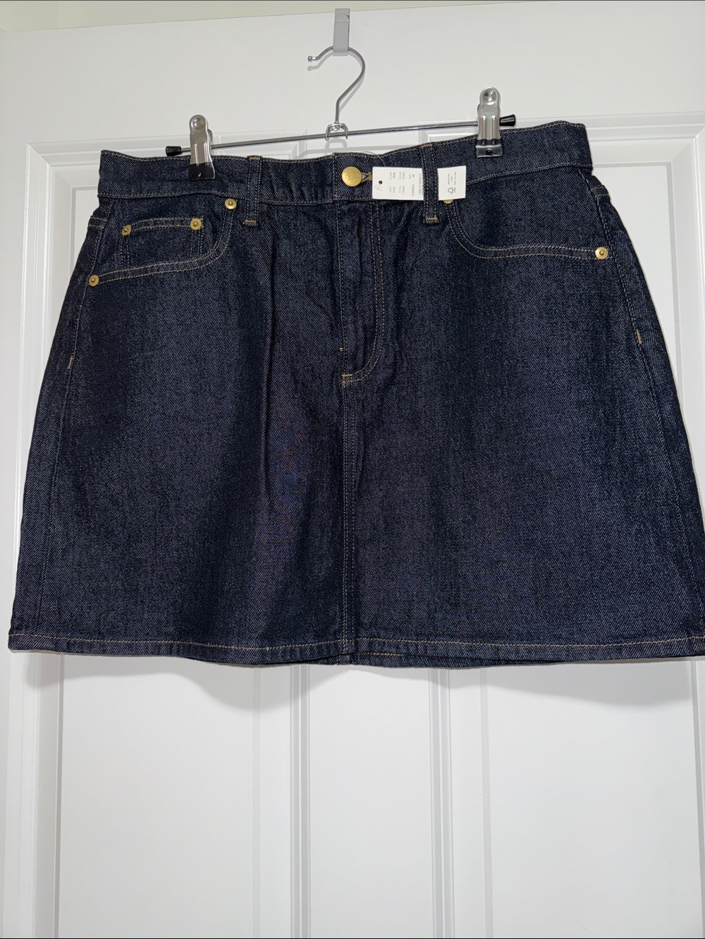 JCrew Dark Blue Denim Jean skirt NWT